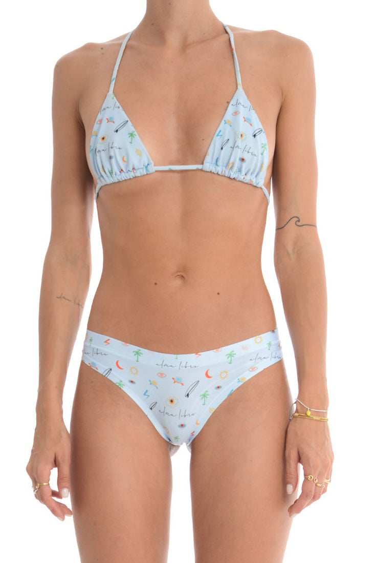 Costume Due Pezzi Triangolo Fantasia Alma Libre
