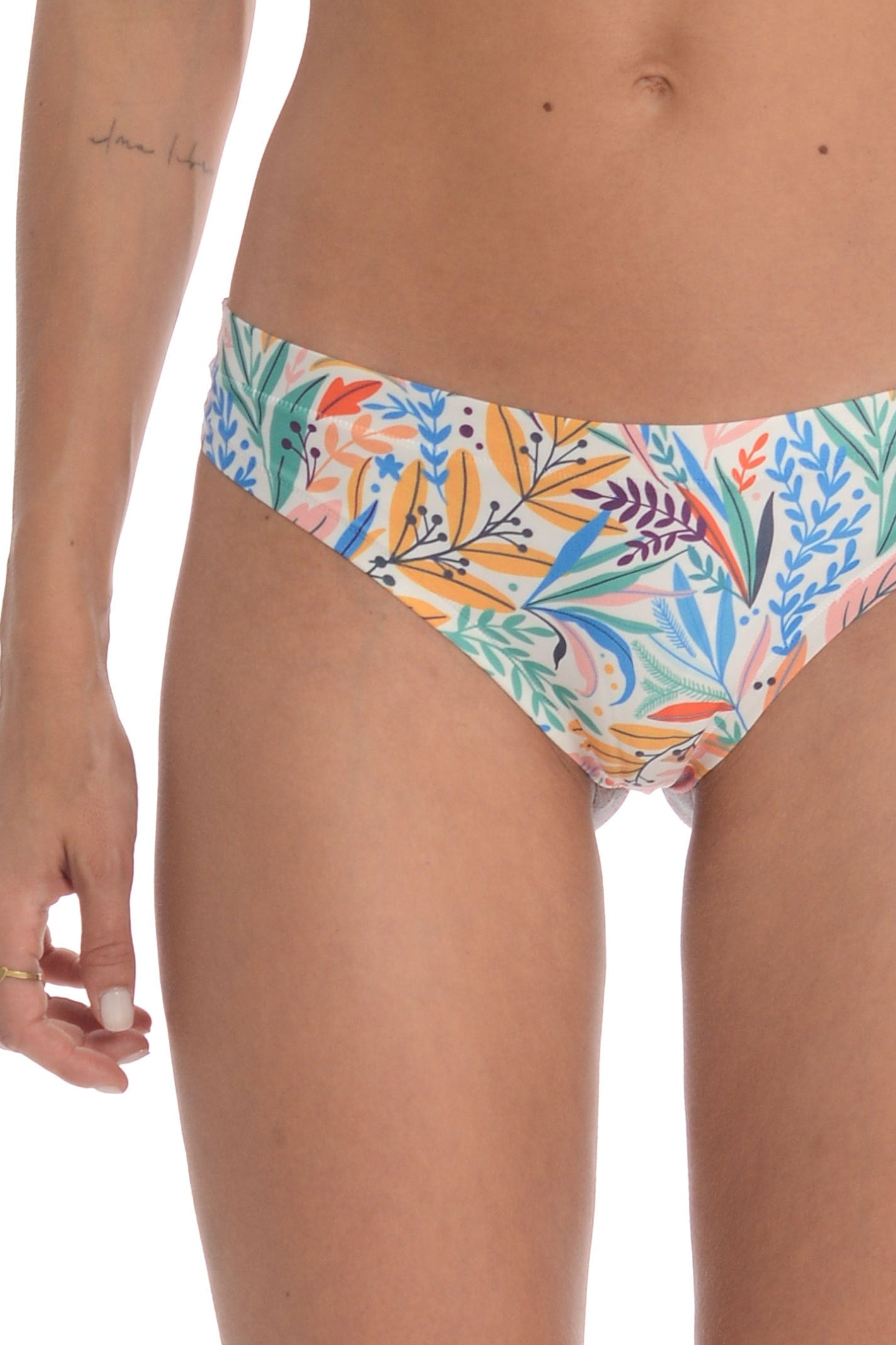 Costume Due Pezzi Triangolo Fantasia Floreale