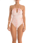 Costume Intero Rosa Tye Dye