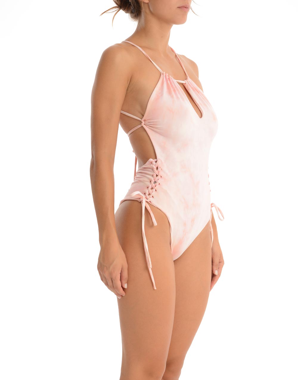 Costume Intero Rosa Tye Dye