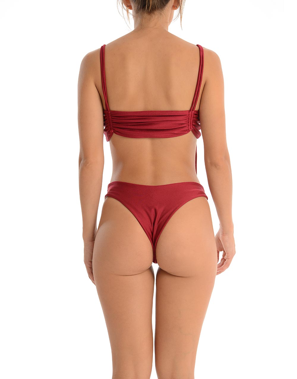 Bikini Fascia con Laccetti Monocolor