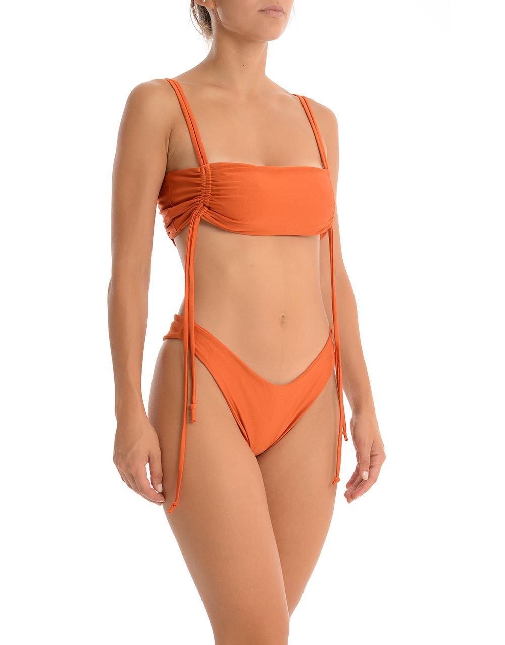 Bikini Fascia con Laccetti Monocolor