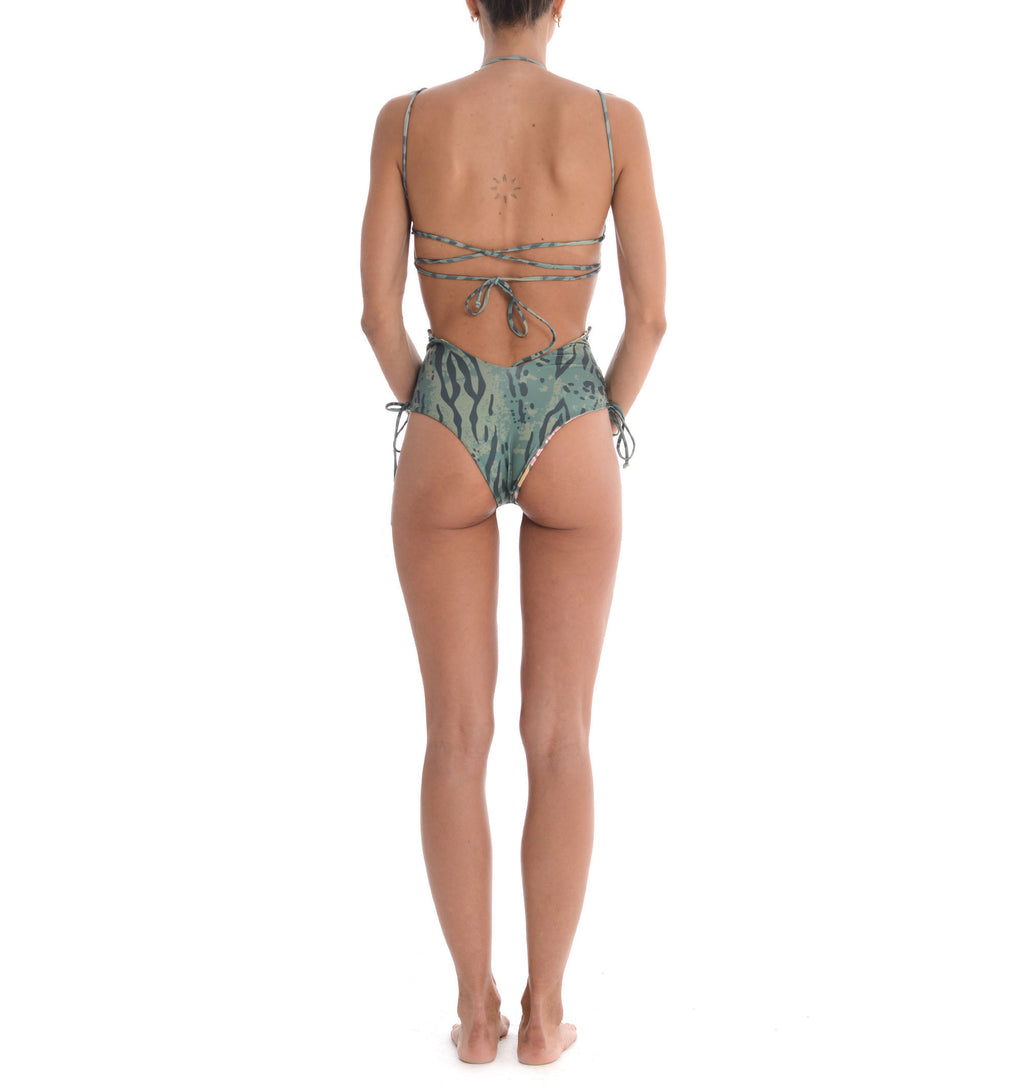Costume Intero Reversibile Fantasia Animalier