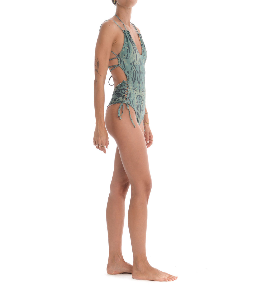 Costume Intero Reversibile Fantasia Animalier