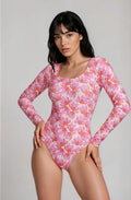 Body Sport Maniche Lunghe Fantasia Floreale