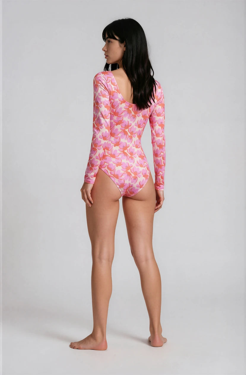 Body Sport Maniche Lunghe Fantasia Floreale
