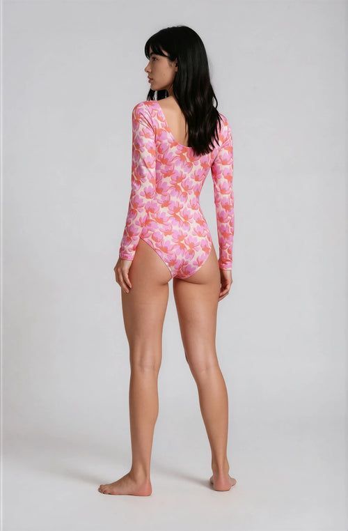 Body Sport Maniche Lunghe Fantasia Floreale