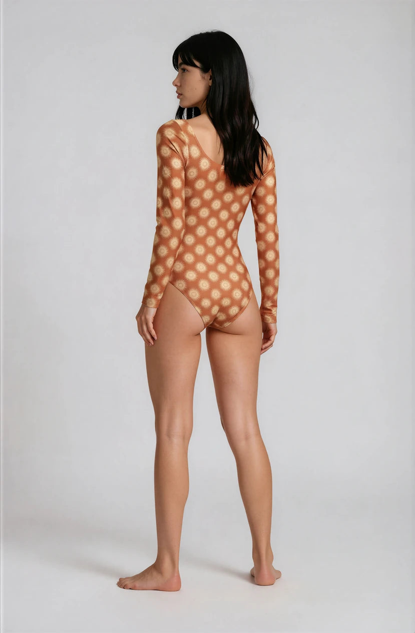 Body Sport Maniche Lunghe Fantasia Sole