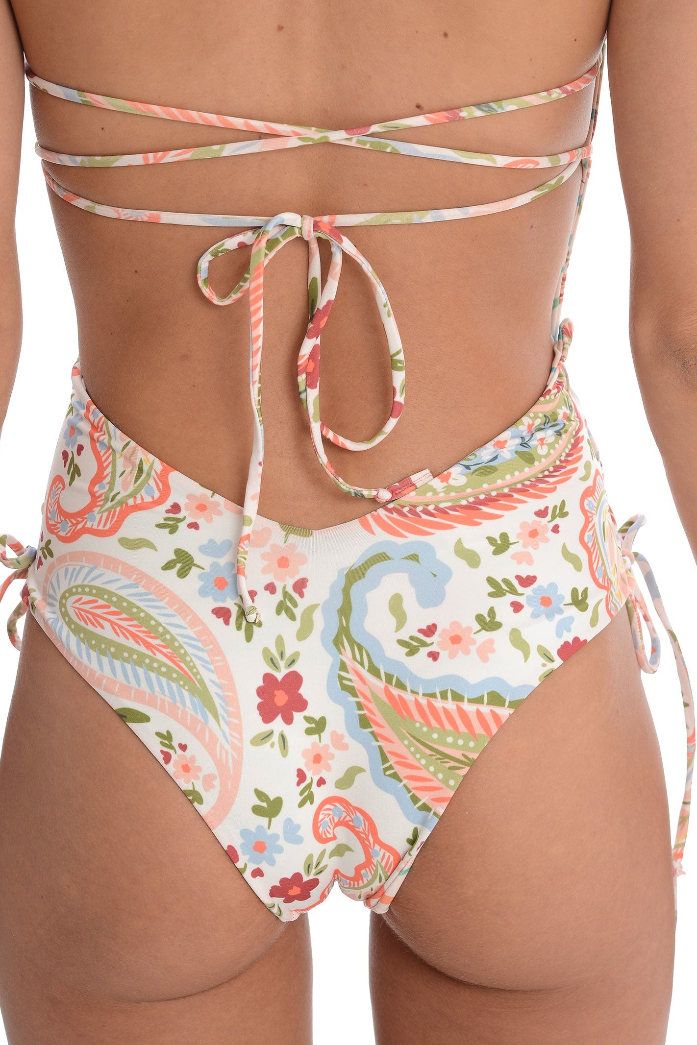 Costume Intero Reversibile Fantasia Boho & Pesci