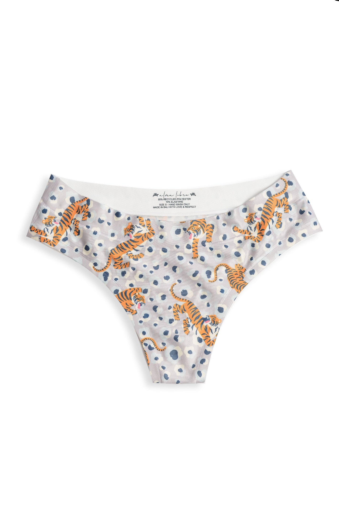 Monokini Taglio Vivo Fantasia Tigri